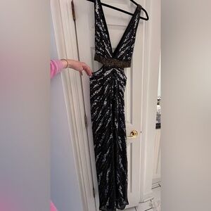 ASOS Women’s Formal Floor length beaded gown